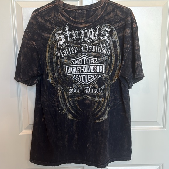 Sturgis Black Hill Motorcycle Rally 2010 70th Anniversary T-Shirt Sz L Large - Picture 6 of 8